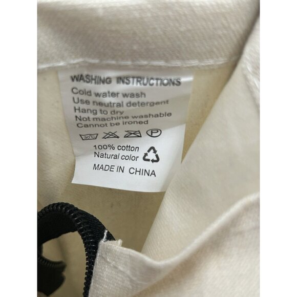 J Monogramed Embroidery Monogram Tote Bags, Canvas Initial Tote Bag Beach - Picture 9 of 10